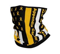 America Flag Fight Appendix Cancer Awareness Protezione del Viso Versatili Scaldacollo Elastico Fascia per Capelli per Bambini Escursionismo Yoga 26X30CM