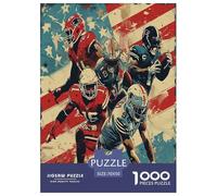 America Football Jigsaw Puzzle Impossible 1000Pcs Decorazione Per La Casa. Giochi Rilassamento E Intelligence Per Adulti E Bambini Da 12 Anni 70x50cm/1000pcs