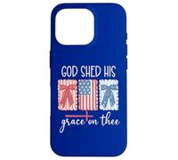 America God Shed His Grace on Thee God Shed His Grace on Me Custodia per iPhone 16 Pro