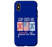 America God Shed His Grace on Thee God Shed His Grace on Me Custodia per iPhone X/XS