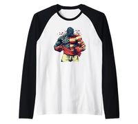 America Grit & Gloria Maglia con Maniche Raglan