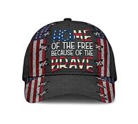 America Home of The Free Donna Uomo Cappello Trucker Traspirante Cappellino con Visiera Classic Cappello da Baseball per Sport Corsa Tennis