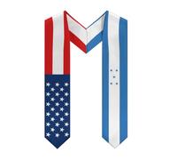 America Honduras Bandiera dell'Honduras Sciarpe per la laurea all'ingrosso el 2024 2025 Sciarpa per la laurea Lunghezza 72 pollici Regali di laurea