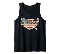 America Il mio paese preferito dal 1776 4 luglio Indipendenza Canotta