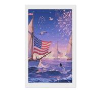 America Independence Day - Kit per pittura con diamanti per adulti e principianti, 5D, con strumenti fai da te, decorazione da parete per casa, soggiorno, camera da letto, ufficio, 30,5 x 50,8 cm