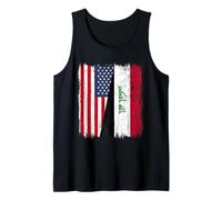 America Iraq Half Flag American Iraq Jersey Canotta