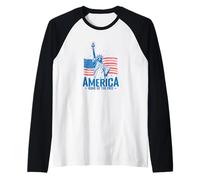 America, la Patria della libertà Maglia con Maniche Raglan