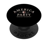 America Party Nuovo Partito Politico 2025 USA Donna Uomo PopSockets PopGrip Adesivo
