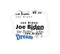 America Presidente Persona Biden Carattere Tipo Adesivi Citazione Sogno Decalcomanie in Vinile