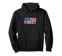 America Prima Felpa con Cappuccio