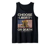 America Scegliere Liberty O Morte Esercito Veterano Canotta