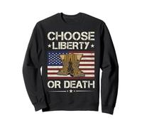 America Scegliere Liberty O Morte Esercito Veterano Felpa