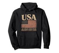 America, So Great Even Those Who Hate It Won’t Leave Humor Felpa con Cappuccio