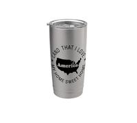 America Terra che amo Bicchiere termico in acciaio inox doppia parete