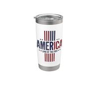 America Terra dei Liberi Bicchiere termico in acciaio inox doppia parete