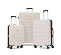 America Tourister Westridge- Valigie rigide espandibili con rotelle girevoli, Rosa chiaro, 3PC SET (CO/M/L)