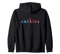 America Tre Stelle Felpa con Cappuccio