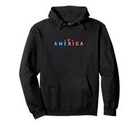 America Tre Stelle Felpa con Cappuccio