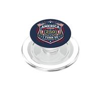 America Turns 250 I Turn 50 Since 50th Birthday Emblem PopSockets PopGrip per MagSafe
