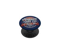 America Turns 250 I Turn 50 Since 50th Birthday Retro PopSockets PopGrip Adesivo