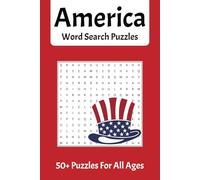 America Word Search Book: Word Searches with Easy to Read Print about America, US Presidents, States, and More | 6x9 inches, 110 pages | 50+ Puzzles … Gifts for Vacations, Holidays, and Free Time