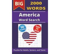 America Word Search Puzzle Book: 50 Fun Puzzles with 2000 Total Words, Perfect for People of All Ages