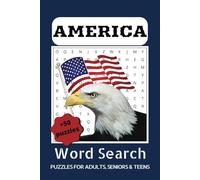 America Word Search Puzzle Book: Word Searches with Easy to Read Print about the America, U.S.A words relatad and more | 6X9 inches, 110 pages | 50+ ... Gifts for Vacation, Holidays and Free Times