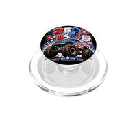 American 250 Year Monster Truck - Kids Color Graphic PopSockets PopGrip per MagSafe