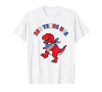 American 250 Year T-Rex Dinosaur - Kids Color Graphic Maglietta
