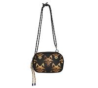 American Anime Lupo Bronzo Nero Donne Borse Crossbody per Donna Bellezza con Cinghia Regolabile Piccole Borse Avere un pasto bolsas de mano para mujer