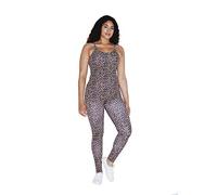 American Apparel Cotton Spandex Sleeveless Unitard Body, Ghepardo, S Donna