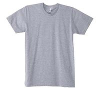 American Apparel - Maglietta a maniche corte, unisex, in cotone Heather Grey M