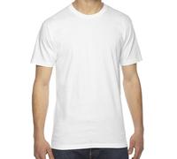 American Apparel T-Shirt Unisex In Cotone Jersey Fine A Maniche Corte