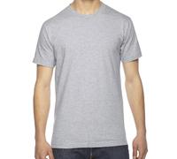 American Apparel T-Shirt Unisex In Cotone Jersey Fine A Maniche Corte
