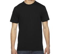 American Apparel T-Shirt Unisex In Cotone Jersey Fine A Maniche Corte