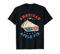 American As Apple Pie, Divertente 4 luglio USA Bandiera americana Maglietta