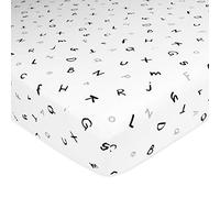 American Baby Company Lenzuolo stampato in jersey di cotone 100% stampato per culla e materassi per bambini, alfabeto, per ragazzi e ragazze