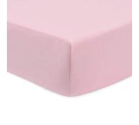 American Baby Company Percale Cotton Crib Sheet Colour: Pink, Pink