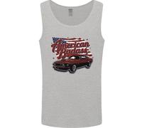 American Badass Muscle Car Uomo Canotta Maglia