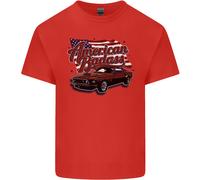 American Badass Muscle Car Uomo Cotone T-Shirt