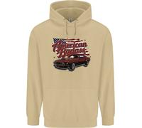 American Badass Muscle Car Uomo Felpa