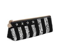 American Bald Eagle Camouflage Print PVC Coin Purse Money Bag Makeup Case Pencil Pouch Zipper Cancelleria caso Donne Uomini, Bianco, Taglia unica, Semplice, Bianco, One Size, Semplice