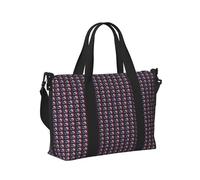 American Bald Eagle Print leggero pieghevole borsa a mano da viaggio per donne uomini vacanze avventure all'aperto