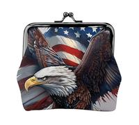 American Bald Eagle Print Versatile Portamonete Squisito Mini Portafoglio Carino Cambiamento Pouch per ogni occasione