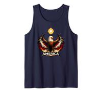 American Bald Eagle Resistance Wings PRO Immigrant Canotta