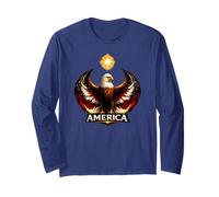 American Bald Eagle Resistance Wings PRO Immigrant Maglia a Manica