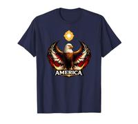 American Bald Eagle Resistance Wings PRO Immigrant Maglietta