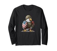 American Bird of Prey Look con Scudo Patriottico Maglia a Manica