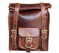 american blue Borsa da sella moto in pelle - Borsa attrezzi - Marrone