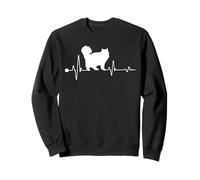 American Bobtail Cat Heartbeat Funny Kitten Cats Lovers Felpa